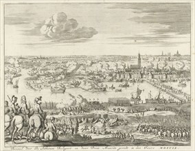 Siege of Zaltbommel by Mendoza, 1599, Jan Luyken, 1681 - 1684