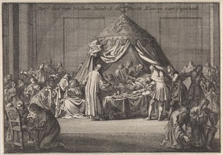 Death of King William III, 1702, Jan Luyken, Jan Claesz ten Hoorn, 1703