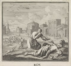 Plague, Jan Luyken, Christoph Weigel, 1695 - 1705
