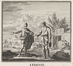 poverty, Jan Luyken, Christoph Weigel, 1695 - 1705