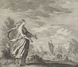 wind, Jan Luyken, 1695-1705