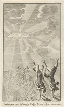 Angel shows John the New Jerusalem, Jan Luyken, 1681