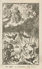 Vision of the rich man in hell, Jan Luyken, 1681