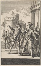 Arrest of the Duke of Alva, 1573, Jan Luyken, 1699