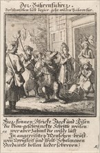 Dompteur, tamer, animal trainer, Caspar Luyken, Anonymous, 1711