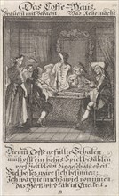 Coffee house, Caspar Luyken, Anonymous, 1711