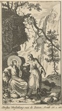 Temptation of Christ, Anonymous, 1720