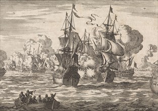 Battle of Messina, 1676, Jan Luyken, Pieter van der Aa (I), 1698