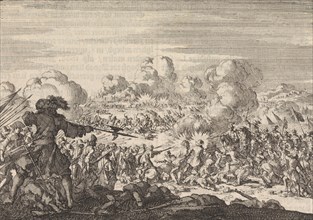 Battle of Seneffe, 1674, Jan Luyken, Pieter van der Aa (I), 1698