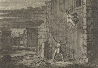 Countess of Aubigny escaped from her prison in London by jumping out of the window, 1643, Jan