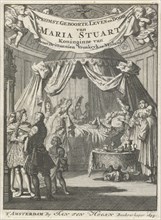 Death of Mary II Stuart, Queen of England and Scotland, 1695, Jan Luyken, Jan Claesz ten Hoorn,