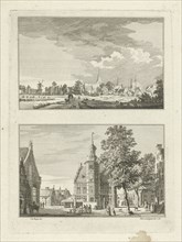 Village view in Gennep, The Netherlands, Paulus van Liender, 1760