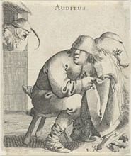 Hearing, Pieter Jansz. Quast, 1638