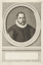Portrait of Pieter Janszoon Kies, Jacobus Houbraken, Cornelis Ketel, 1747-1759