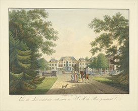 View of Het Loo Palace, The Netherlands, Frederik Christiaan Bierweiler, Frans Buffa en Zonen, 1793