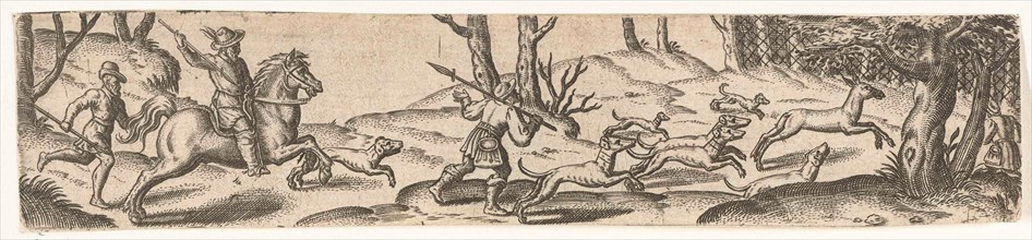 Deer Hunting, Abraham de Bruyn, 1565