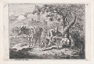 The Good Samaritan, Johannes Swertner, 1761