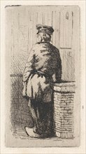 Young man wearing clogs, Jan Weissenbruch, 1837 - 1880