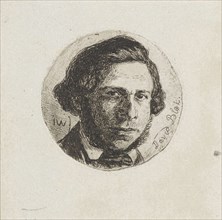 Portrait of David Block, Jan Weissenbruch, 1837 - 1880