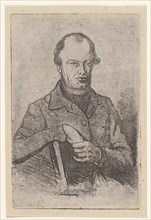 Portrait of Johannes Adrianus van der Drift, print maker: Jan Weissenbruch, 1850