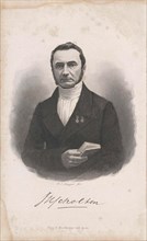 Portrait of Jan Hendrik Scholten, Dirk Jurriaan Sluyter, Dirk Noothoven van Goor, 1850 - 1886