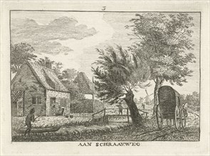 Farm and a canal near Kralingen, Rotterdam, Hendrik, 1780