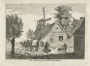 View of a village, Hendrik Roosing, 1780