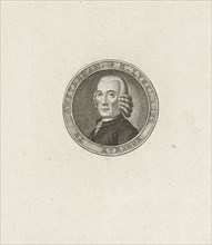 Portrait of Eliza Lynslager, print maker: Abraham Jacobsz. Hulk, 1787