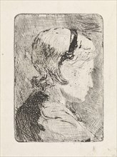 Portrait of Aleida Schaap, Jozef IsraÃ«ls, 1835 - 1911