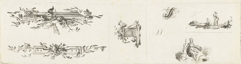 Journal with five vignettes and initial, Willem Bilderdijk, 1766 - 1785