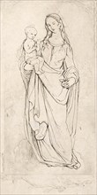 Virgin Mary and the Christ Child, Theodoor Schaepkens, 1825-1883