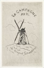 Windmill, Arnoud Schaepkens, 1831 - 1904