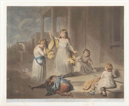 Children play a tragedy, Charles Howard Hodges, John Raphael Smith, 1785