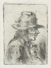 Man with hat, Jan Chalon, 1748 - 1795