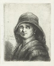 Woman with hood, Jan Chalon, 1793