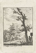 Landscape with rider, Johanna de Bruyn, 1777