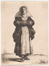 Woman with sleeve, Jan Gillisz. van Vliet, 1635