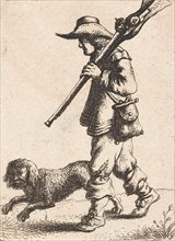 Hunter with dog, Jan Gillisz. van Vliet, 1635
