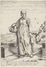 Girl from fishing village on the North Sea coast, Gillis van Scheyndel (I), 1620 - 1653