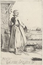 Girl from Edam, on the back, The Netherlands