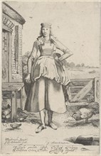 Girl from Zijpe, The Netherlands, Gillis van Scheyndel (I), Clement de Jonghe, 1620 - 1624