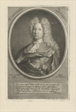 Portrait of Cornelis Sweerts, Jacob Houbraken, Philip Zweerts, 1725