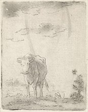 Landscape with cow, Pieter Janson, 1780 - 1851