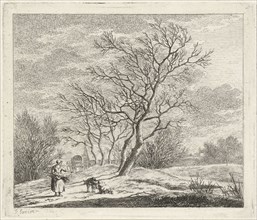 Winter Landscape, Johannes Janson, 1783