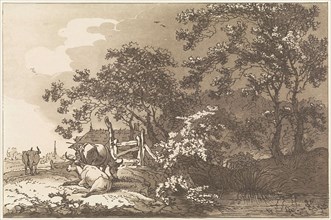 Landscape with cows, Hendrik Meijer, Timothy Sheldrake, 1789 - 1793