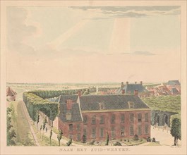 View of the rampart southwest of Nijmegen, Derk Anthony van de Wart, 1815 - 1824