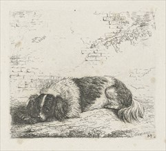 Lying dog left, Christiaan Wilhelmus Moorrees, 1811-1867