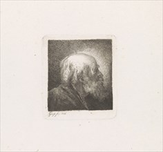 Portrait of an old man, George Jooss, 1834