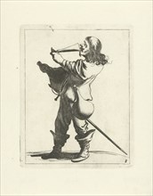 Drinking fool, Pieter Jansz. Quast, Frederik de Wit, 1639 - 1706