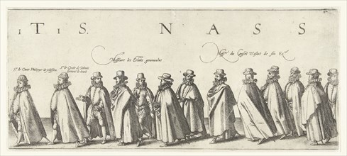 Funeral procession of William of Orange, page 11, Hendrick Goltzius, Willem Janszoon Blaeu, 1584